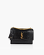 Saint Laurent Sunset Medium Croco Embossed Black GHW