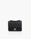 Chanel Timeless Mini Square Lambskin Black SHW