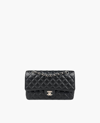 Chanel Timeless Medium Black Caviar SHW