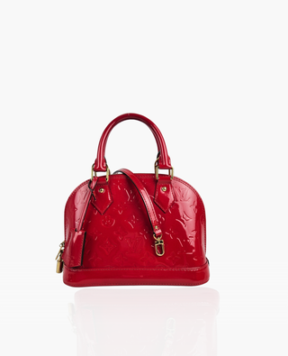 Louis Vuitton Alma BB Vernis Red