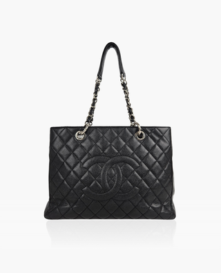Chanel GST Black Caviar SHW