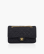 Chanel Timeless Medium Jersey Dark Grey GHW 24k