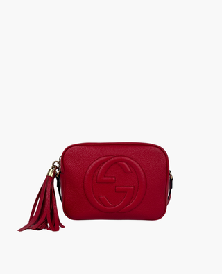 Gucci Soho Leather Disco Red Bag