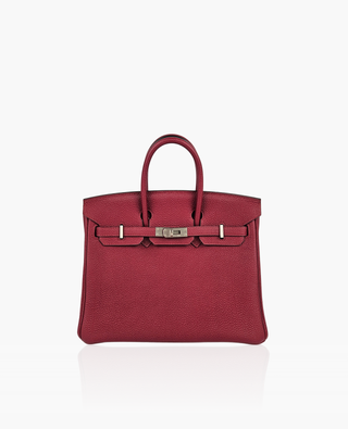 Hermès Birkin 25 Togo Rouge Grenat BPHW