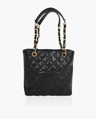 Chanel PST Caviar Black GHW