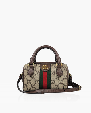 Gucci Ophidia Boston Mini GG Supreme Canvas