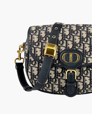 Christian Dior Bobby Crossbody Blue Canvas