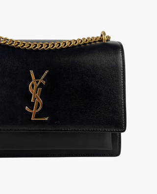 Saint Laurent Sunset Medium Black GHW