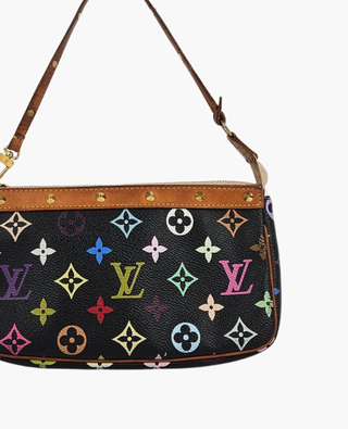 Louis Vuitton Pochette Accessoires Multicolor Black