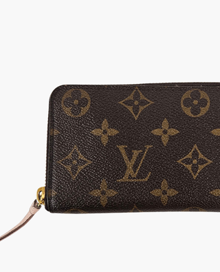 Louis Vuitton Clémence Wallet Monogram Rose Ballerine