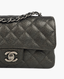 Chanel Timeless Mini Rectangular Caviar Charcoal RHW