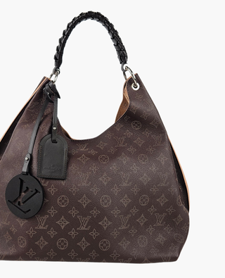 Louis Vuitton Carmel Mahina Chocolate Hobo