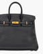 Hermes Birkin 25 Swift Black GHW