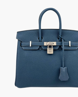 Hermès Birkin 25 Epsom Blue de Prusse PHW