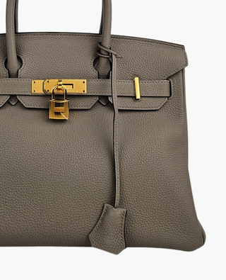 Hermès Birkin 30 Clemence Etain GHW