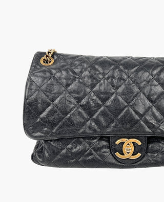 Chanel Shiva Large Black Caviar GHW