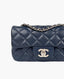 Chanel Mini Rectangular Navy Caviar SHW