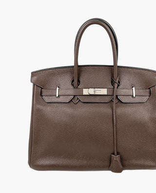 Hermès Birkin 35 Togo Cafe Brown PHW