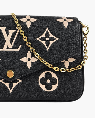 Louis Vuitton Pochette Félicie Empreinte Monogram Bicolor