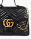 Gucci GG Marmont Medium Top Handle Black