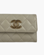 Chanel Flap Card Holder White Caviar CHW