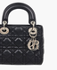 Dior Lady Dior Mini Lambskin Black SHW