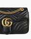 Gucci Marmont Leather Small Black GHW