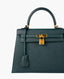 Hermès Kelly Sellier 25 Vert Cypres Epsom GHW