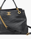 Chanel V-Stitch Chevron Black Calfskin BGHW
