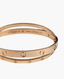 Cartier Love Bracelet Double Band Bangle Rose Gold 18