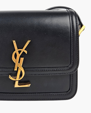 Saint Laurent Solferino Small Black GHW