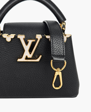 Louis Vuitton Capucines Mini Taurillon Black MOP GHW