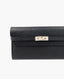 Hermès Kelly Long Wallet Epsom Black PHW