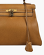 Hermès Vintage Kelly 32 Clemence Beige GHW