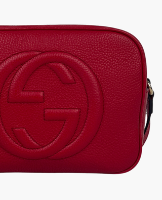 Gucci Soho Leather Disco Red Bag