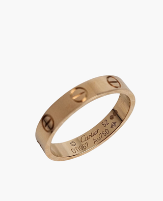 Cartier Love Ring Rose Gold Small 52