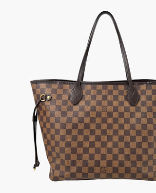 Louis Vuitton Neverfull Damier Ebene MM Red