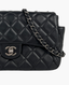 Chanel Easy Flap Bag Medium Lambskin Black RHW