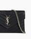 Saint Laurent WOC Cassandre Envelope Black SHW