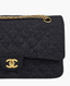 Chanel Timeless Medium Jersey Dark Grey GHW 24k
