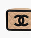 Chanel Filigree Vanity Case Mini Quilted Caviar