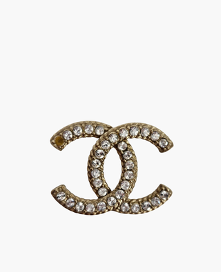 Chanel CC Champagne Earrings