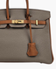 Hermes Birkin 25 Gris Mouette/Gold Togo PBHW