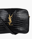 Saint Laurent Camera Bag Croco Embossed GHW