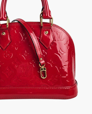 Louis Vuitton Alma BB Vernis Red