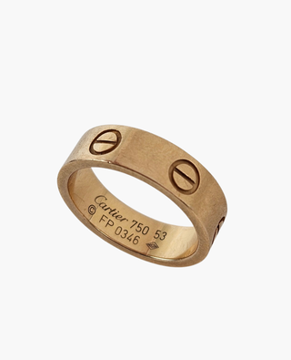 Cartier Love Ring Classic Yellow Gold 53
