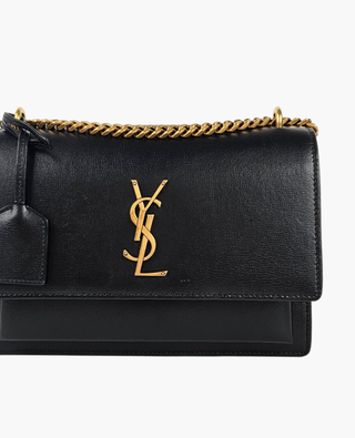 Saint Laurent Sunset Medium Black GHW