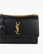 Saint Laurent Sunset Medium Black GHW
