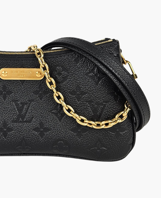 Louis Vuitton Pochette Liv Monogram Empreinte Black