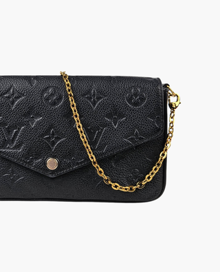 Louis Vuitton Pochette Félicie Black Empreinte
